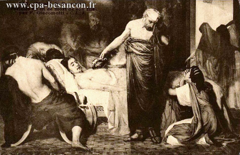 256. - Musée de Besançon - Périclès au lit de mort de son fils par F. Giacomotti